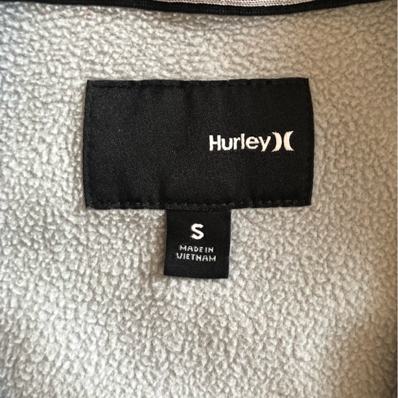 ⭐️ Boys Small Hurley Grey Hoodie zip-Up Sweatshirt - Picture 2 of 4